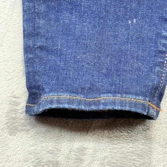 J.CREW Women's Size 27 9" Toothpick Stretch Skinny Blue Jeans High-rise Zip Fly - Picture 13 of 13